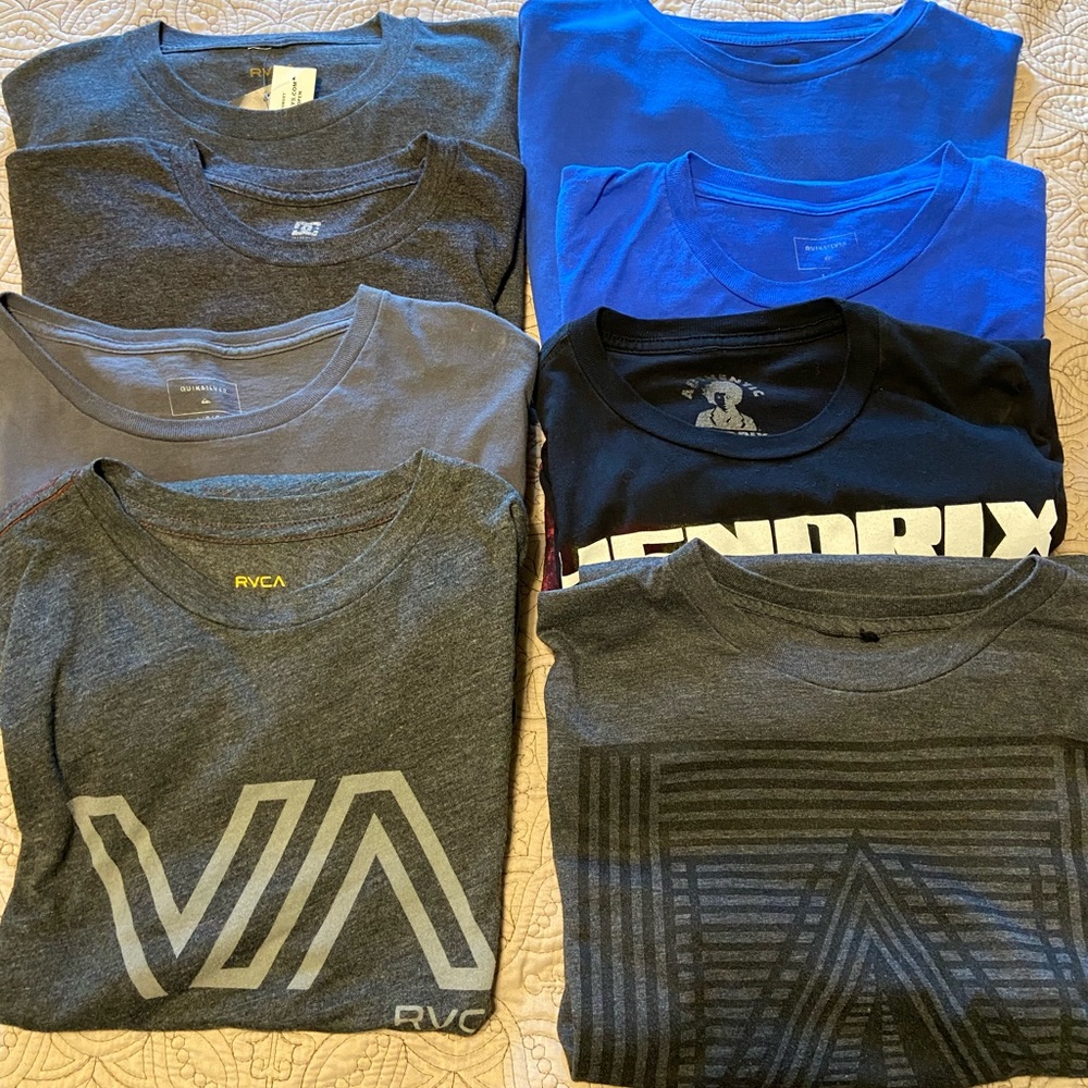 Set of 8 Skate brand men’s shirts